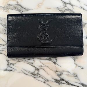 Yves Saint Laurent Belle de Jour Clutch Patent Leather